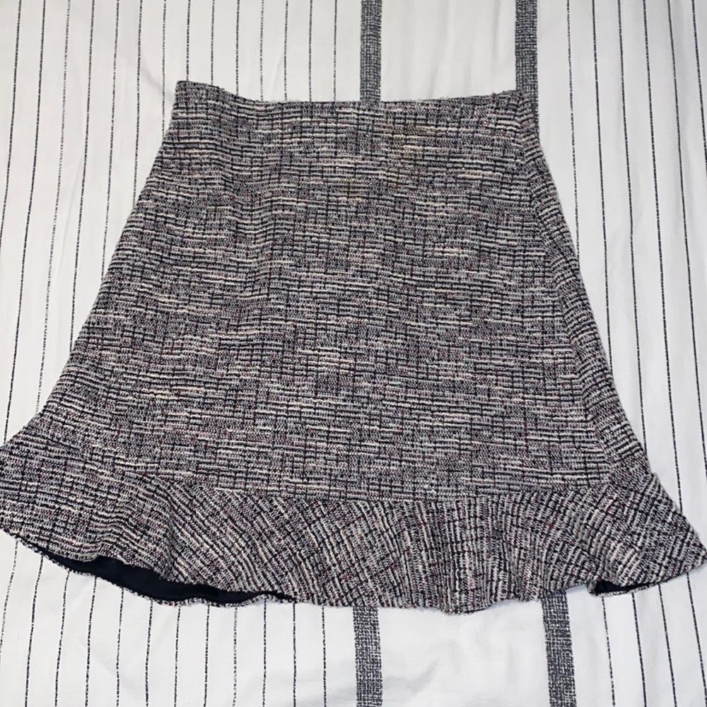 Tweed shimmer Loft skirt